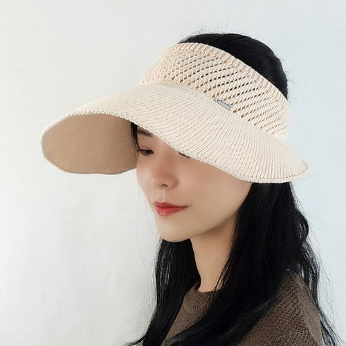와이드니팅 썬캡 썬바이저 자외선 UV 햇빛 차단 밀짚 모자