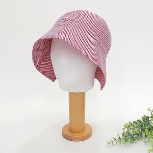 체크스트링 벙거지 버킷햇 보넷 여성 봄 여름 모자