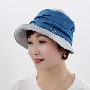 셔링 벙거지 버킷햇 보넷 중년여성 봄 여름 모자
