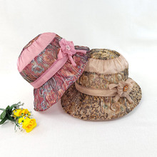 그래픽시스루 메쉬 벙거지 버킷햇 보넷 중년 여성 여름 모자
