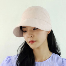 코튼벨크로 벙거지 버킷햇 보넷 여성 여름 면 모자