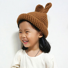 아동 토끼 비니 귀여운 보온 방한 따뜻한 애기 모자