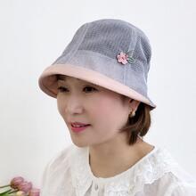 메쉬 벙거지 버킷햇 보넷 중년여성 봄 여름 모자