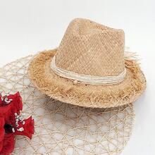 수술 밀짚 라피아 왕골 라탄 페도라 버킷햇 여름 모자